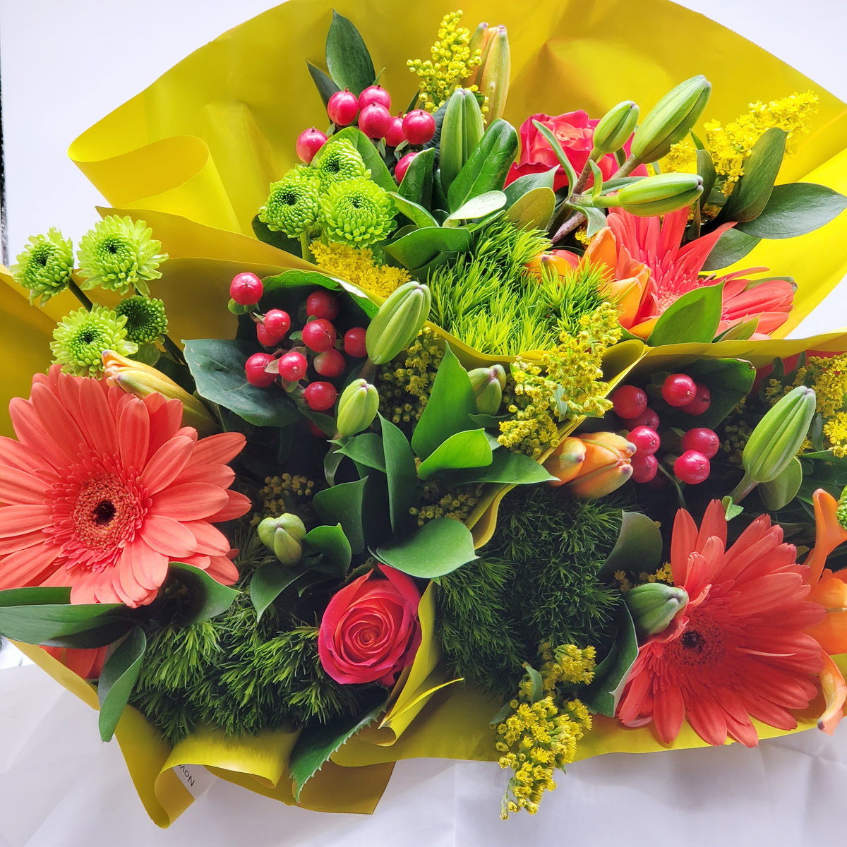 Mixed Bouquet Pack - Citrus Tones